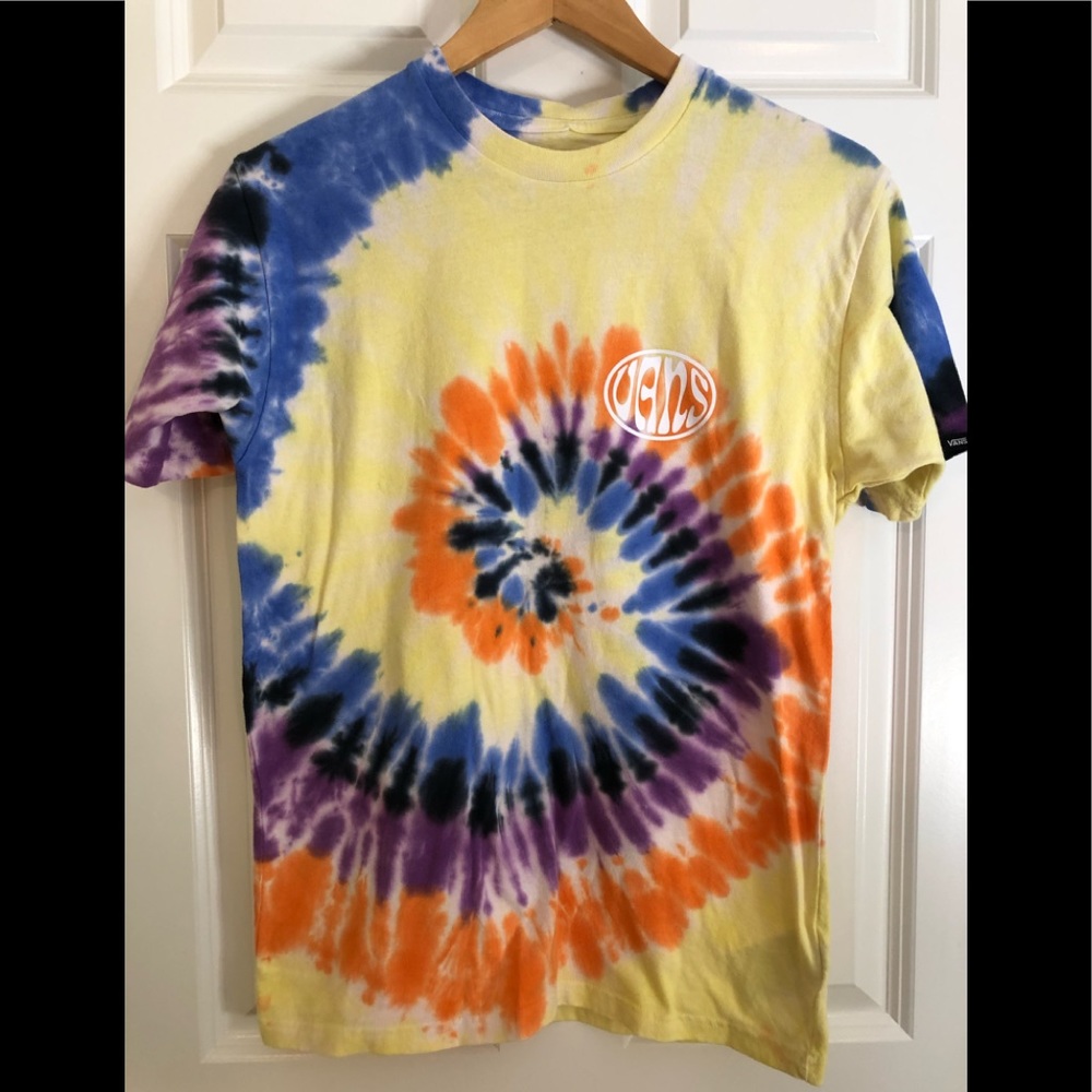 NEW! VANS OFF THE WALL TIE-DYE SMALL TSHIRT